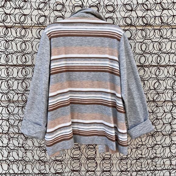 Vintage Retro 70s dagger point collar open front cardigan jacket - Picture 3 of 5